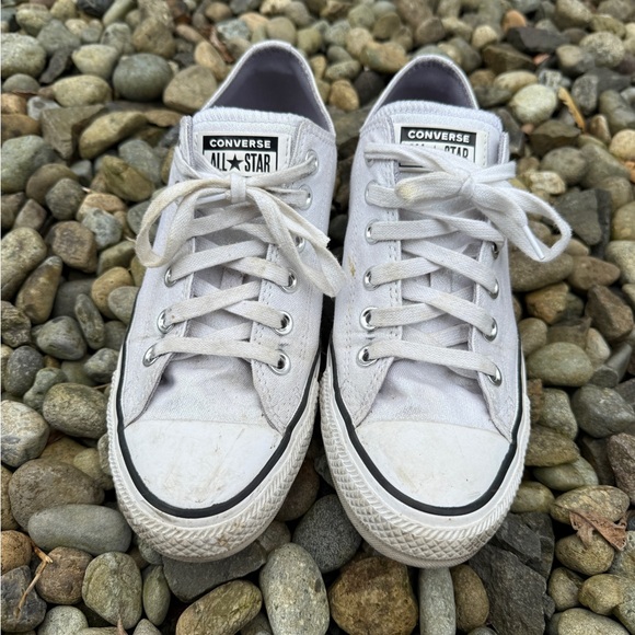 ✨Sparkly White Converses (See photos) ✨ 

So cute - Picture 5 of 12